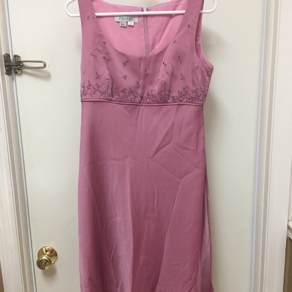 Dress Phoebe Pink Formal knee length Prom - Picture 1 of 7